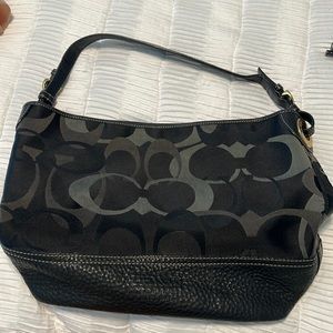 Coach logo large purse